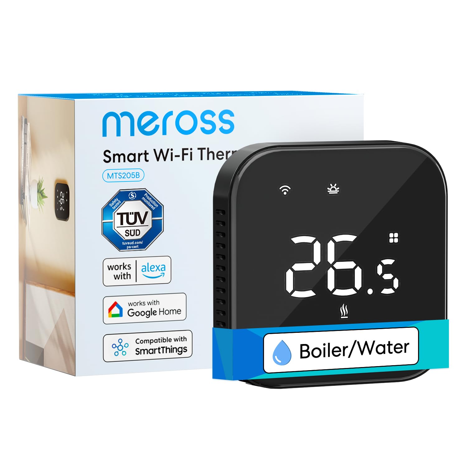 e-HEAT C16 WiFi Klokthermostaat Vloerverwarming Aansluiten