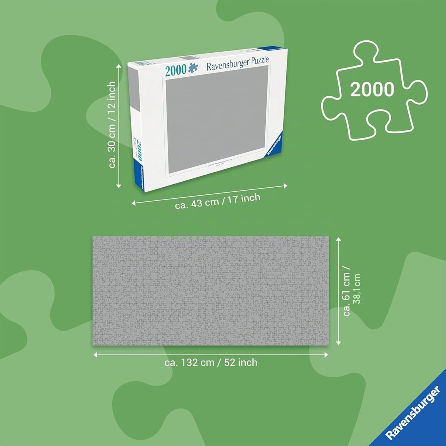 Ravensburger - Puzzle 2000 Pezzi Londra Colorata | Puzzle 2000 Pezzi | Rompicapo Adulti E Bambini Dai 14 Anni In Su | Regalo Per Bambini E Adulti | Misure 98x75cm