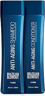 Brazilian Blowout Anti Aging Shampoo/Conditioner, 12 Fl Oz (Pack of 2)