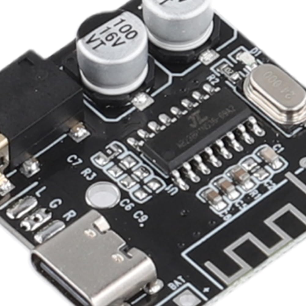 BT5.0 Empfängerplatine MP3 Bluetooth Decoder Lossless Autolautsprecher Audio Verstärkerplatine mit Gehäuse 3,7V-5V
