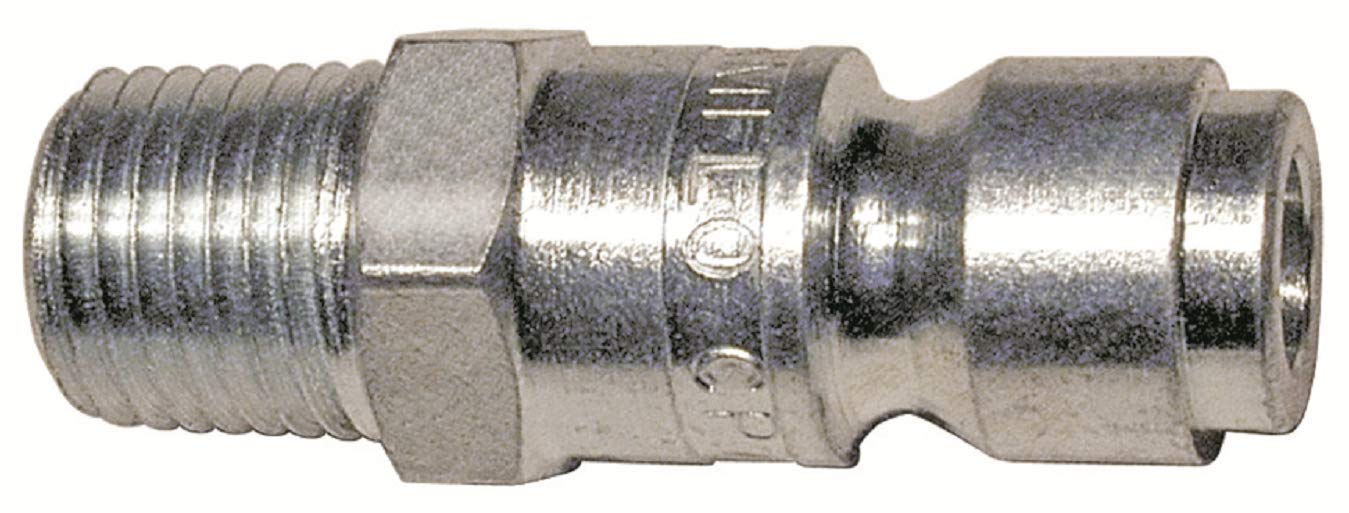 Amflo CP7 Plug, 3/8" TF, 1/4" MNPT, Steel, 0.38 inch