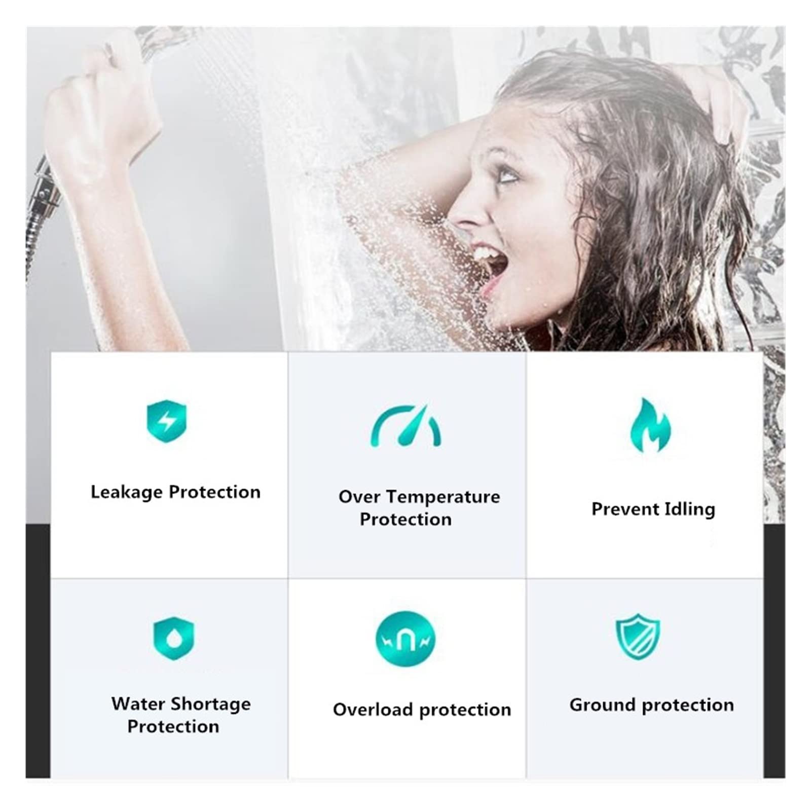 Bomba de refuerzo doméstica silenciosa for tubería de agua del grifo/calentador con interruptor de flujo automático, bomba de agua fría y caliente de energía Solar(280W)