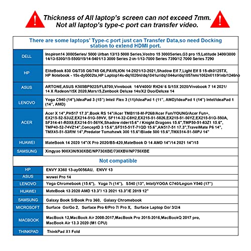 Vodzsla Triple Portable Monitor For Laptop,Full Hd Ips 11.6'' Dual Monitor Laptop Screens Extender,Hdmi/Usb/Type-C Plug And Play Gaming Computer Monitor For 13.3”-16” Mac Windows Chrome Laptops #TOP2