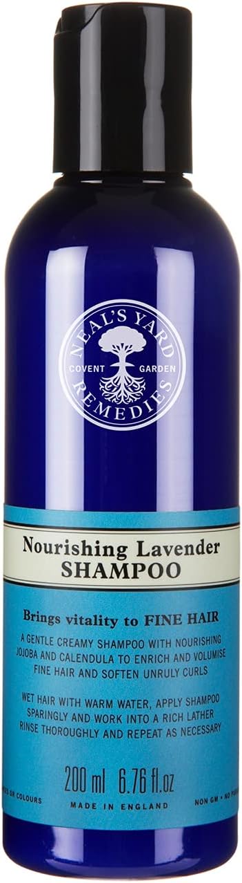 Neal's Yard Remedies Nourishing Lavender Shampoo | Restores Vitality & Cleanses Scalp | 200 ml