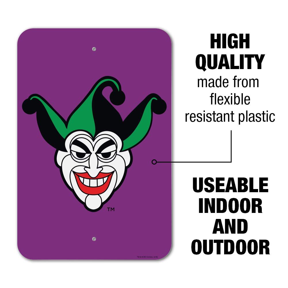 GRAPHICS & MORE – Plaque D’interrupteur Simple Batman Joker – Plastique Imprimé – 7,1 X 11,4 Cm