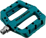 RockBros Pédales de vélo de montagne léger Nylon Fibre plate-forme de vélo Pédalos pour la route MTB 9/16"