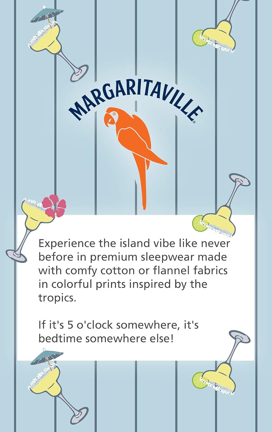 PajamaGram womens Margaritaville Pajamas for Women Cotton - Image 6