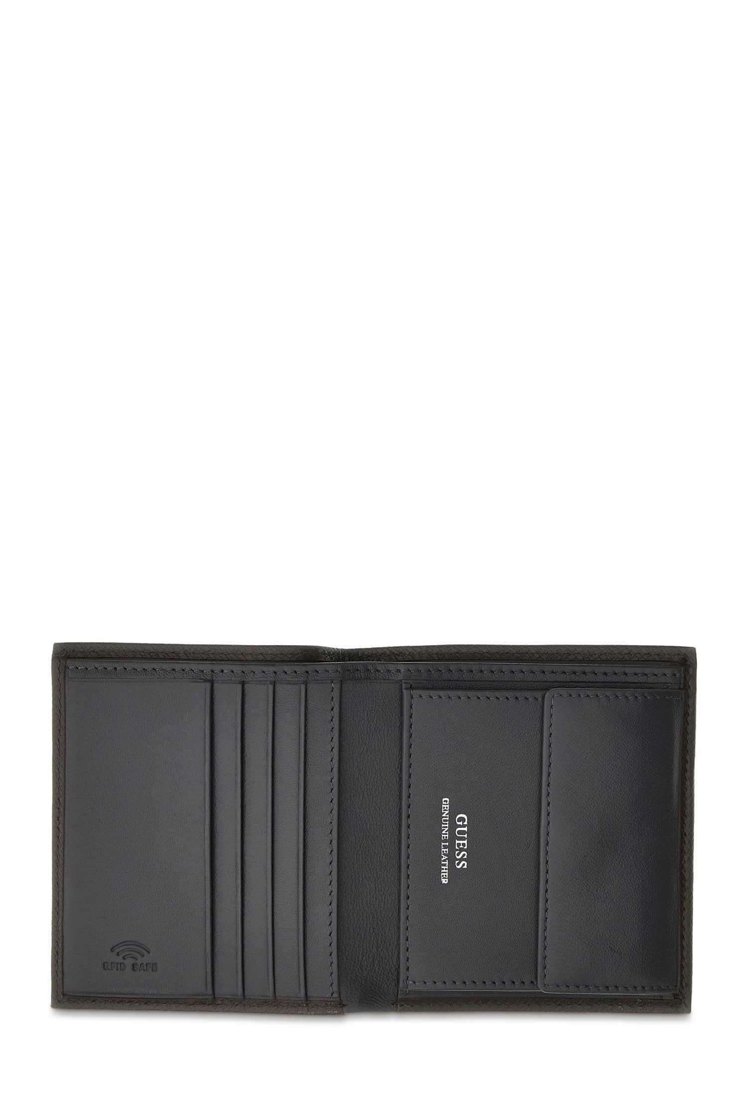 Guess Hombre Cartera Bifold Milano Bifold S Gris