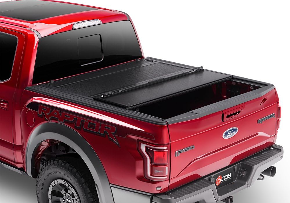 BAK BAKFlip F1 Hard Folding Truck Bed Tonneau Cover | 772303 | Fits 1999 - 2007 Ford Super Duty 6' 9" Bed (81")