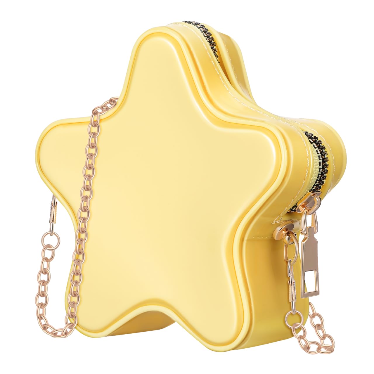 Photo 1 of ***Chain is broken***SOIMISS Star Crossbody Bag: Small Yellow Cartoon Shoulder Purse with Chain Strap for Teens and Young Adults - Lightweight for Casual Outings TravelDaily Use***Chain is broken***