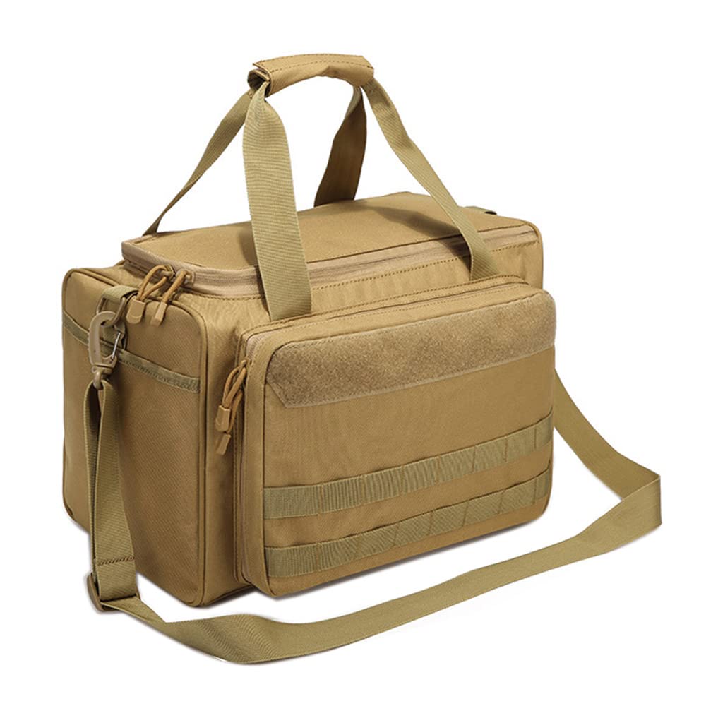 Molle - Borsa tattica da viaggio, impermeabile, da viaggio, cachi, L38/W31/H25, Borsa da palestra