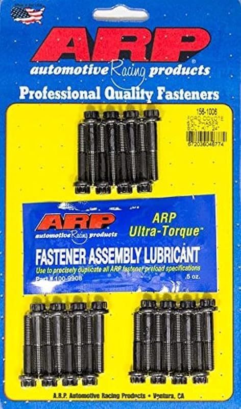 Kit de parafuso da engrenagem do comando de válvulas ARP para Ford Coyote 5.0L, 7 mm x 1,00, cabeça 12 pontas – 1 kit
