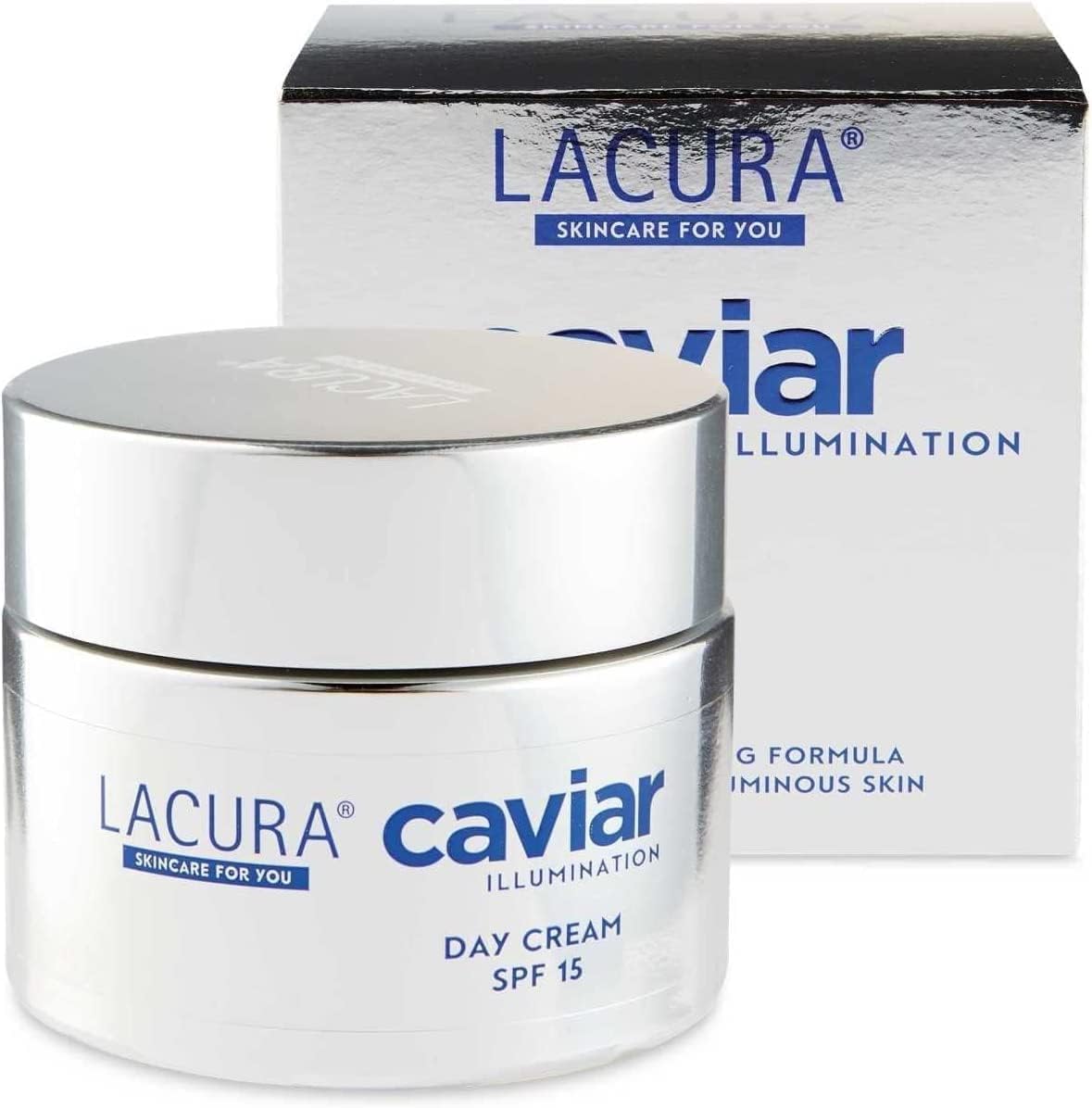 LACURA Caviar Anti-Ageing Skincare Set – 50ml Day Cream, Firming & Hydrating Face Moisturizer (Day cream)