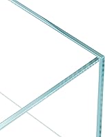 Vista 6 de LANDEN 60L 5.8 Gal Acuario sin Montura de Hierro Bajo Largo para Peces, Acuario para Estantería, W23.6×D7.87×H7.87 in(60x20x20cm) 5mm de Grosor