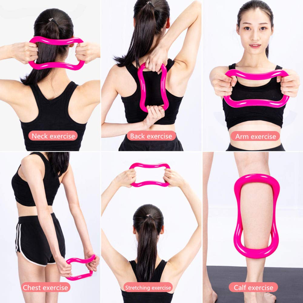 Aro de Yoga, Equipo de Círculo Yoga for Gimnasio, Anillo multifunción, Entrenamiento Pilates, físico