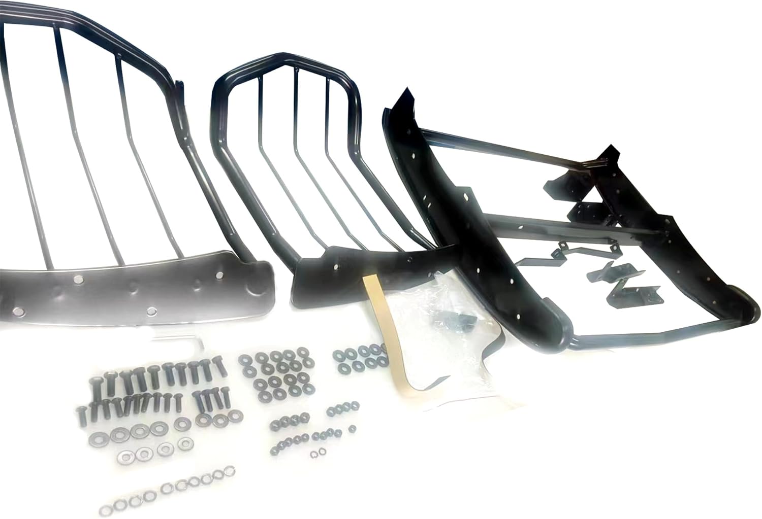 Black Horse Grille Guard Modular Black Compatible with 2015-2023 Ford E-350/2015-2025 Ford E-450-17FO35MA