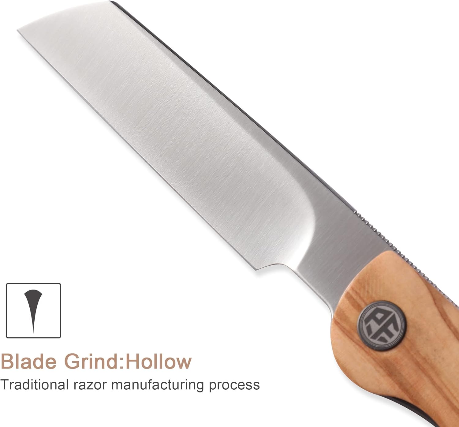 Petrified fish PFE04 Scholar,3.7" 154CM Satin Blade,111.4g G10 Handel Front Flipper Liner lock Folding knife (White G10 Handle)