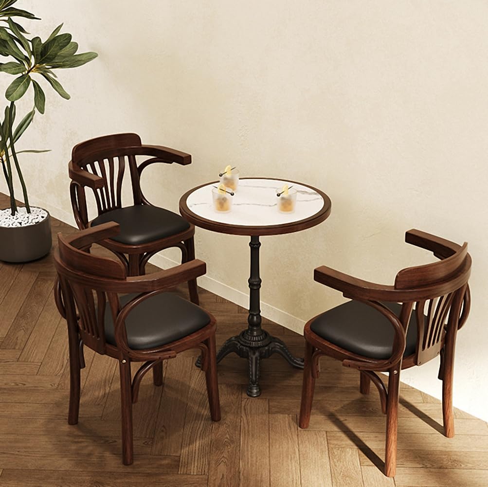Amazon｜PonyLes カフェテーブルセット 喫茶店用テーブル椅子 レトロ 