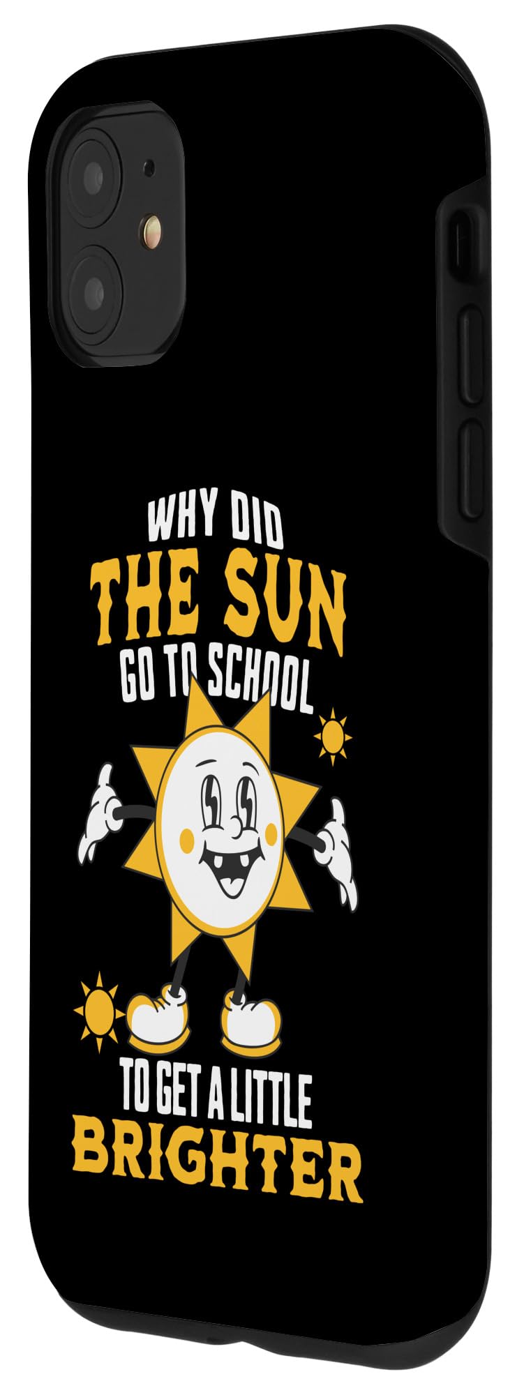 iPhone 11 Cute Cartoon Sun Funny Science School Astronomy Humor Case - Image 2