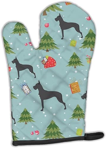 Vista 585 de Caroline's Treasures BB4904OVMT Christmas Siberian Husky Oven Mitt Heat Resistant Thick Oven Mitt for Hot Pans and Oven, Kitchen Mitt Protect Hands