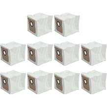 Replacement Dust Bags for Conga 8490 Ultra Power Home Robot Vacuums, Non-Woven Fabric, 5-Layer Filtration, Large Capacity, Easy Install, Hygienic Cleaning Solution, White, 4 Pack