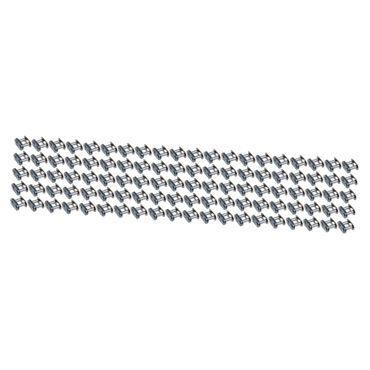 Vaguelly 100stücke Heavy Duty Kettenverbinder Für Motorräder Und Atvs Robuste Kettenverbindungselemente Präzise Gefertigt Installieren Langlebig Für Kettenverlängerungen Und