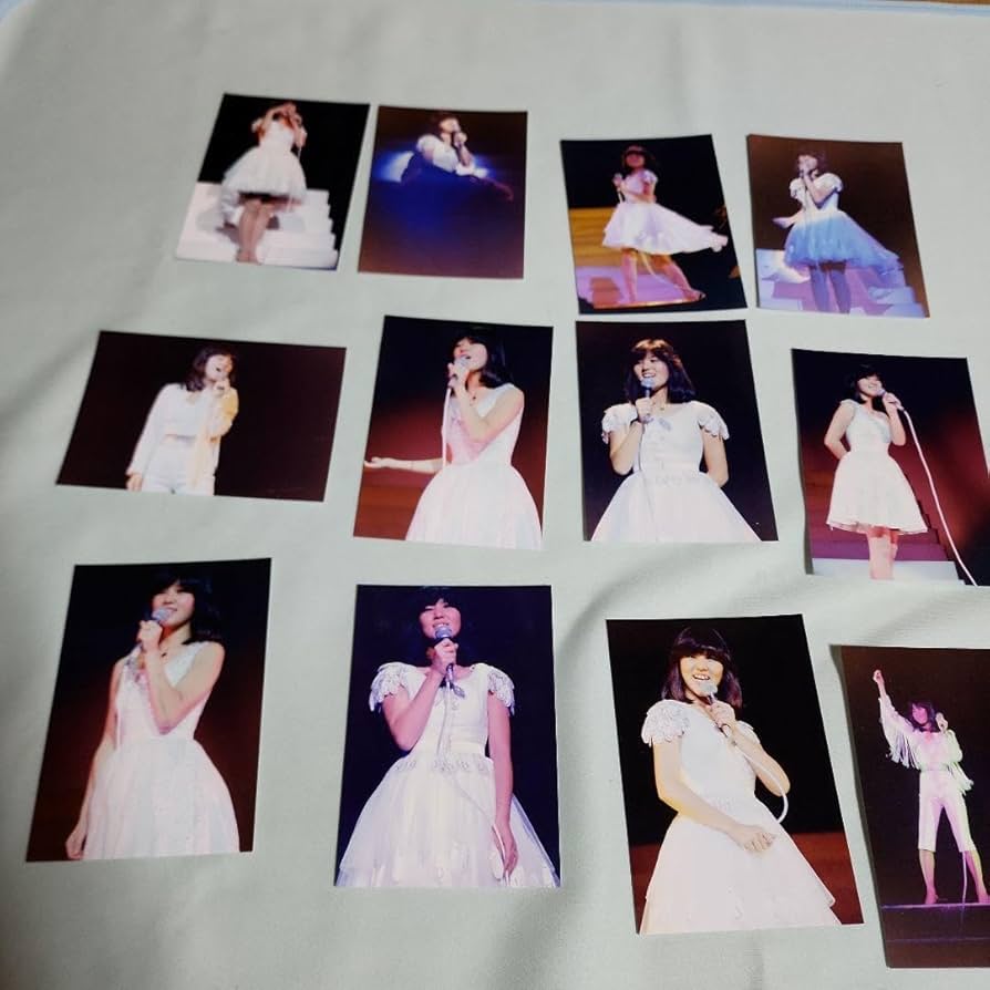 Amazon.co.jp: 12枚、中L判写真コンサートの生写真、石野真子さん