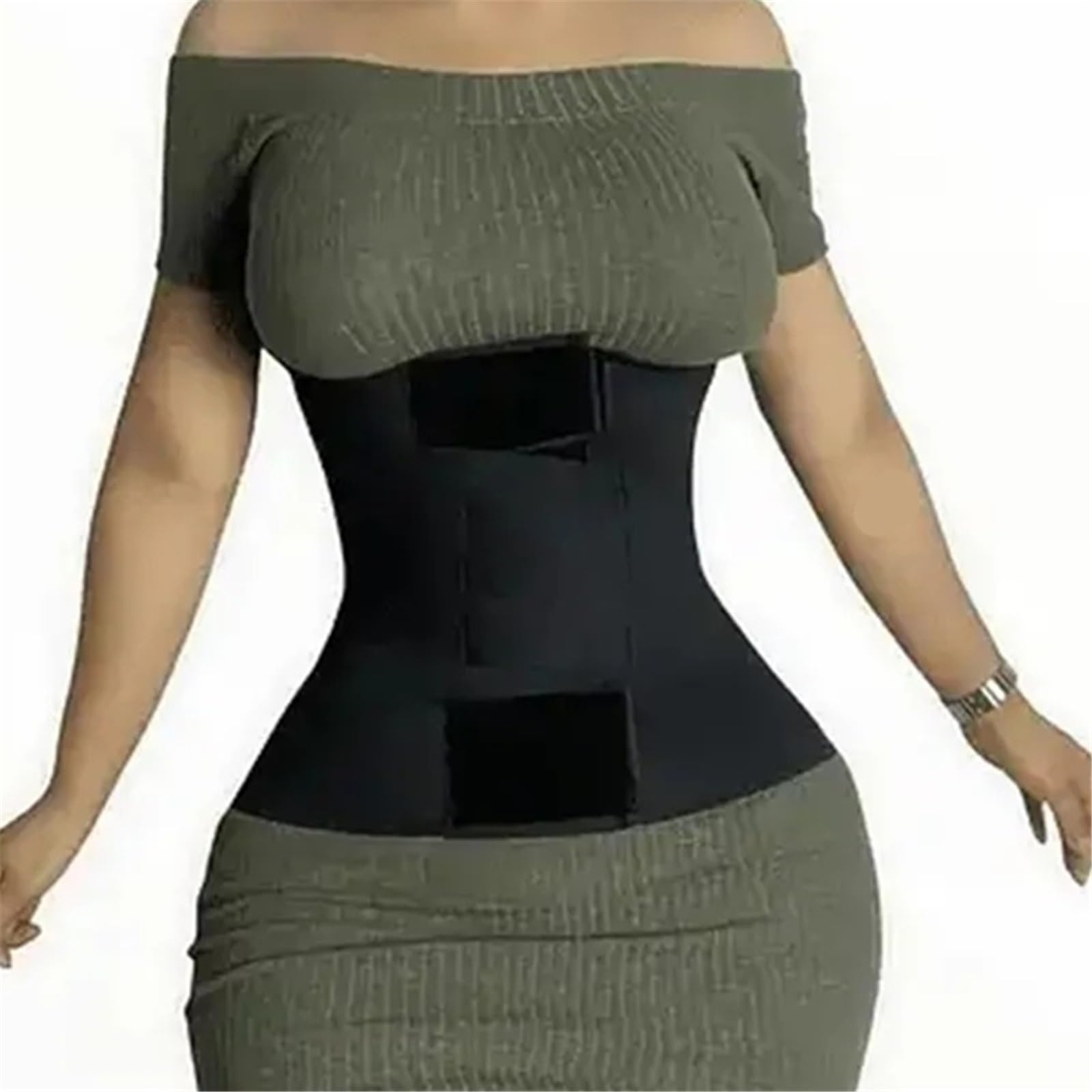 Faja de compresión for Adelgazar la Cintura, Faja Moldeadora de Vientre Plano for Mujer, Faja de Fitness for el Abdomen Faja Postparto(XXL)
