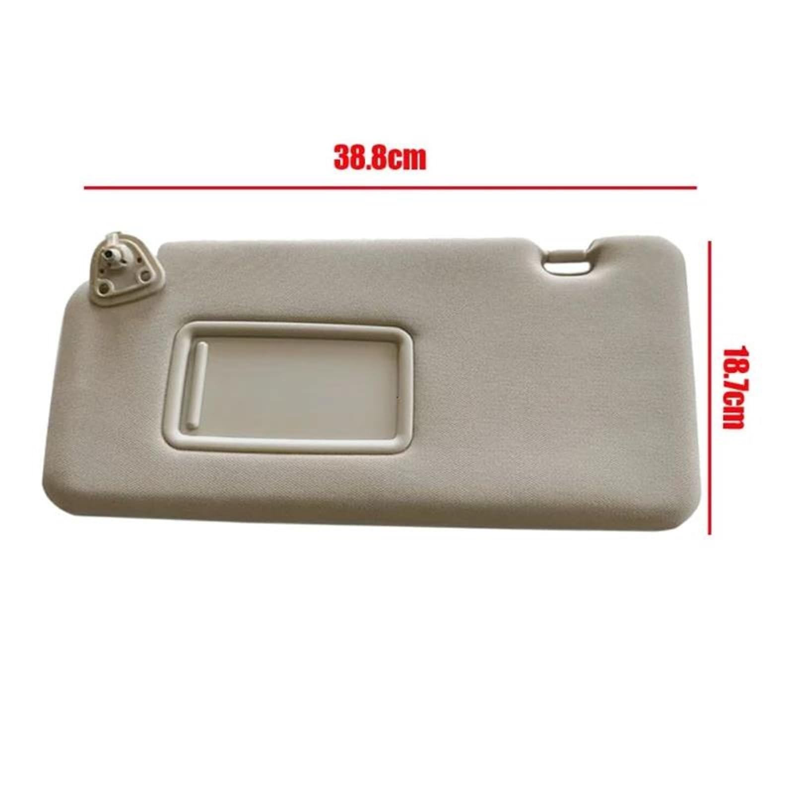 Delantera Visera Parasol para Renault para Koleos 2009 2010 2011 2012-2016 Parasol Interior Delantero Coche Visera Solar con Espejo Maquillaje Sin Luz(Left1)