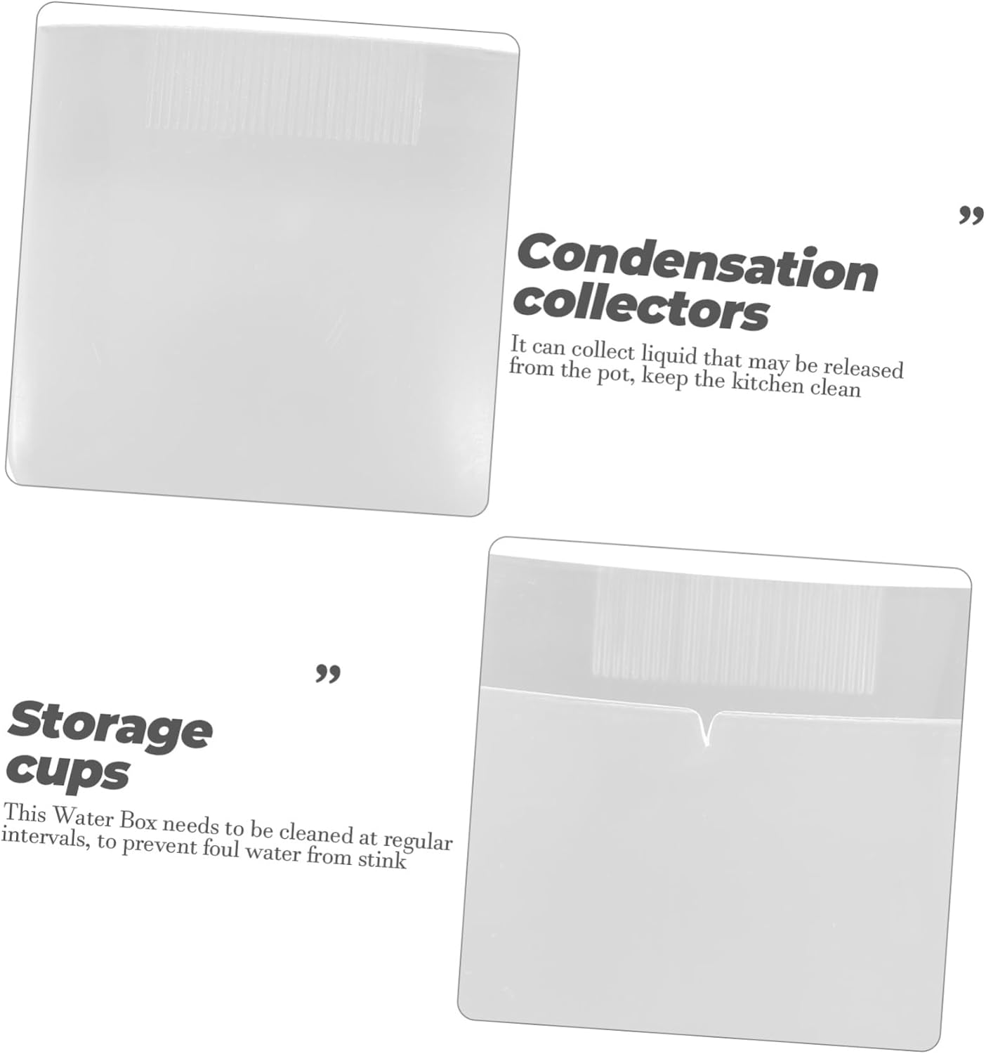 30pcs Rice Cooker Water Collection Cups Condensation Collectors for Efficient Liquid Collection Compatible Standard Rice Cookers Easy to Clean and Use
