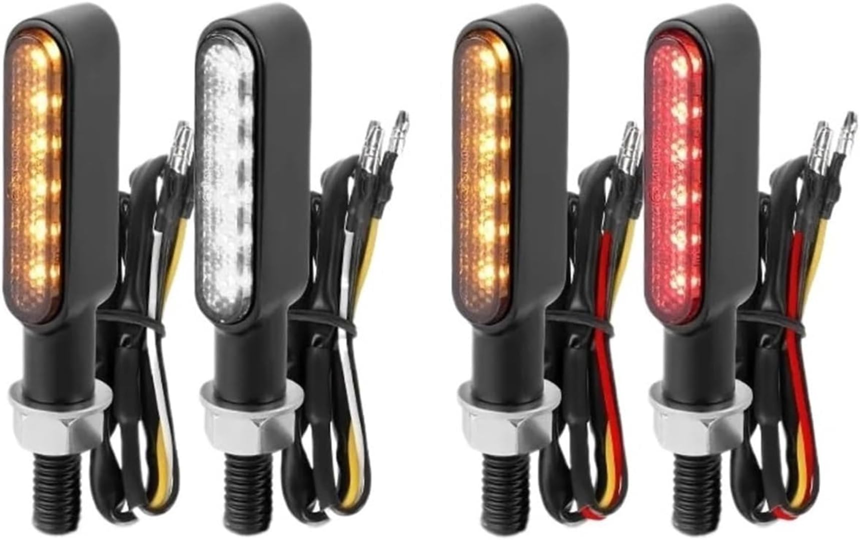 Luz de posición lateral para scooter y lámpara direccional de 12V trasera 8