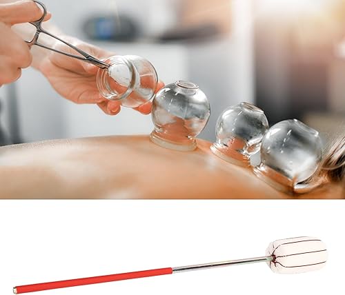 Miniatura 2 de Barra de ventosas para fuego, cabeza de algodón, barra de encendido de ventosas de fuego, 2 unidades, resistente al calor, tradicional para el hogar