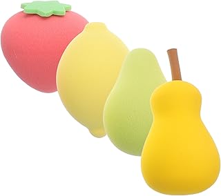 SHERCHPRY 4 esponjas de maquillaje en forma d...