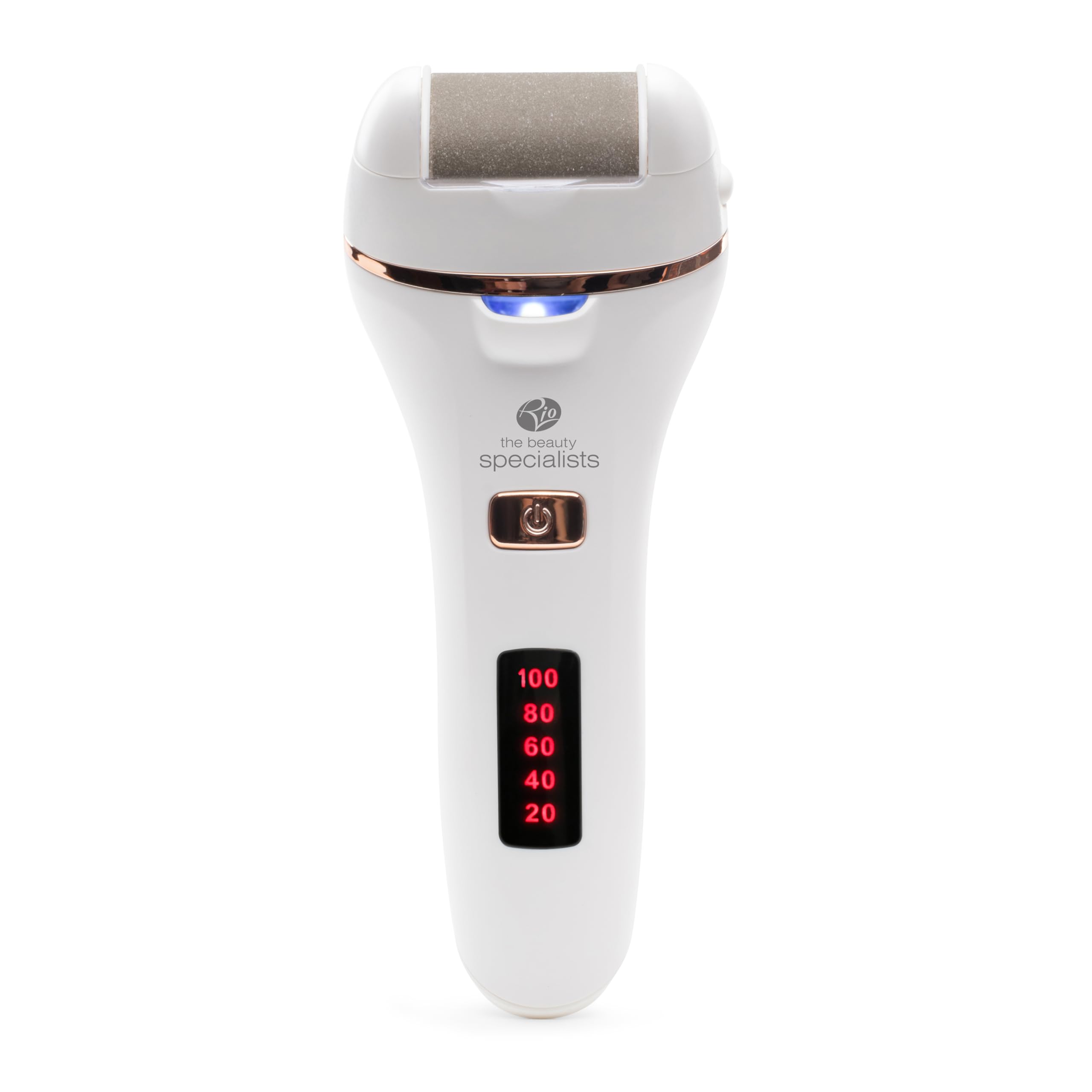 Rio Beauty Go Smooth 60 Second Electric Pedi/Foot File, White