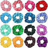 Wenobby Small Hair Scrunchies for Teens School Girls, Soft Hair Ties for Women with Thin Fine hair,P