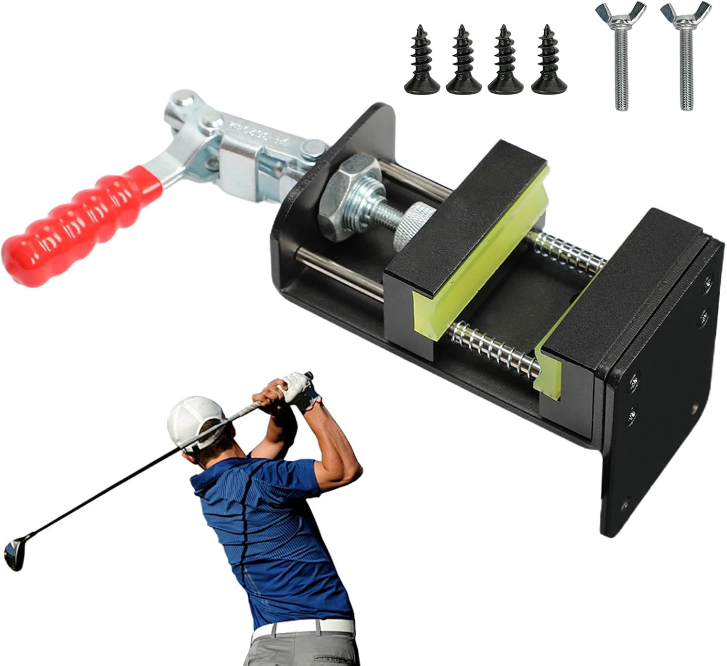 ゴルフスティックロッドクランプ - 再調整するためのプロの銀行ねじツール|ゴルフワークショップのためのロッドロッドスタビライザーとラ