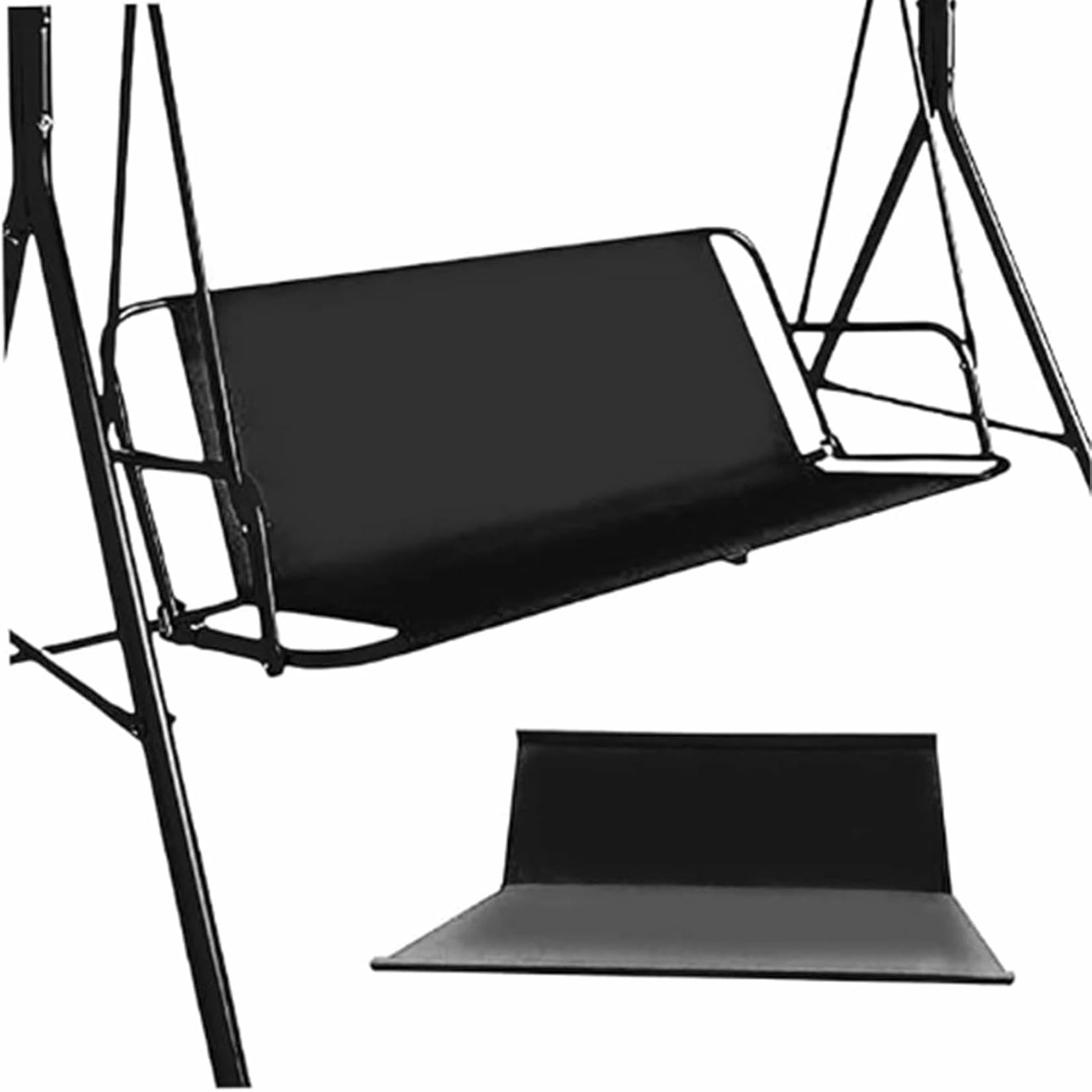 Funda de asiento para columpio de jardín 600D de 2 y 3 plazas impermeable