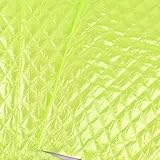 MYmama 裁断済 アルミ 保温・保冷シート ミシンで縫えて洗える生地 120cm幅 50cmカット済 布 国産 東レ・サンステートAL ファブリック 手芸用品 (蛍光イエロー)