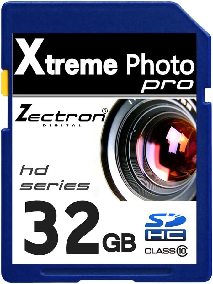 Zectron Pro Memory Card for Canon EOS 6D 32GB Class 10 High Speed SDHC card