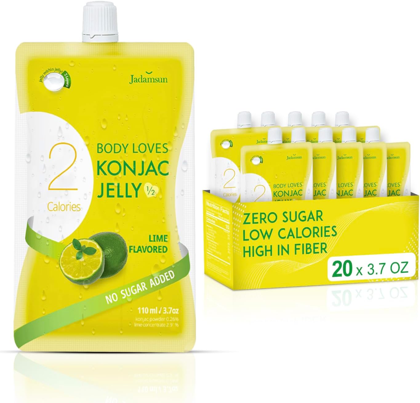 Jadamsun Body Loves Konjac Jelly (Calamansi Lime,
