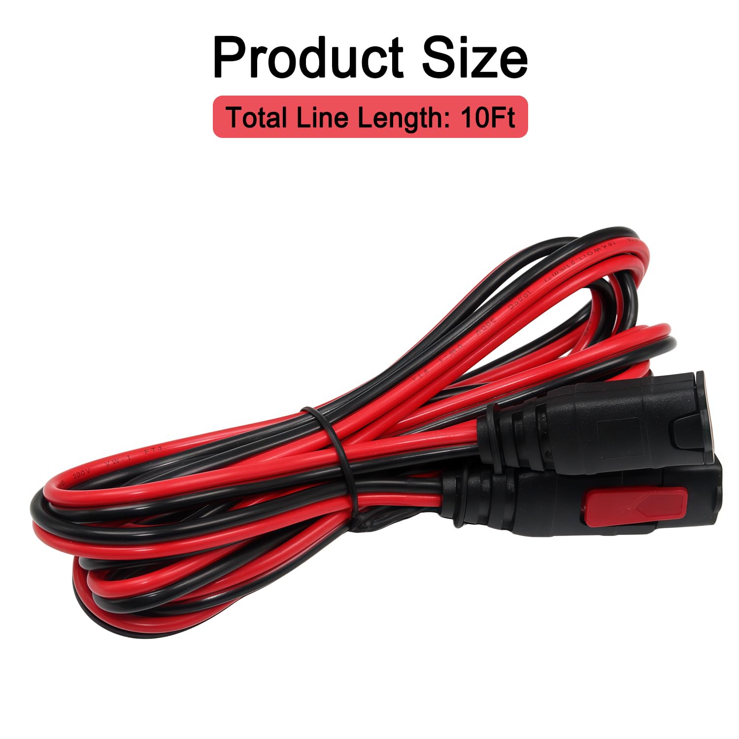 2 Pack GC004 X-Connect Extension Cable for NOCO Genius Smart Battery Chargers, Battery Charger Accessory Automotive Wires Harness (10FT)