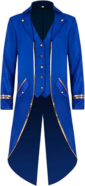 Manteau Cuir Long PVC Gothique Steampunk Wetlook - Blouson Zippé Unisexe S à XL Pour Party Clubwear