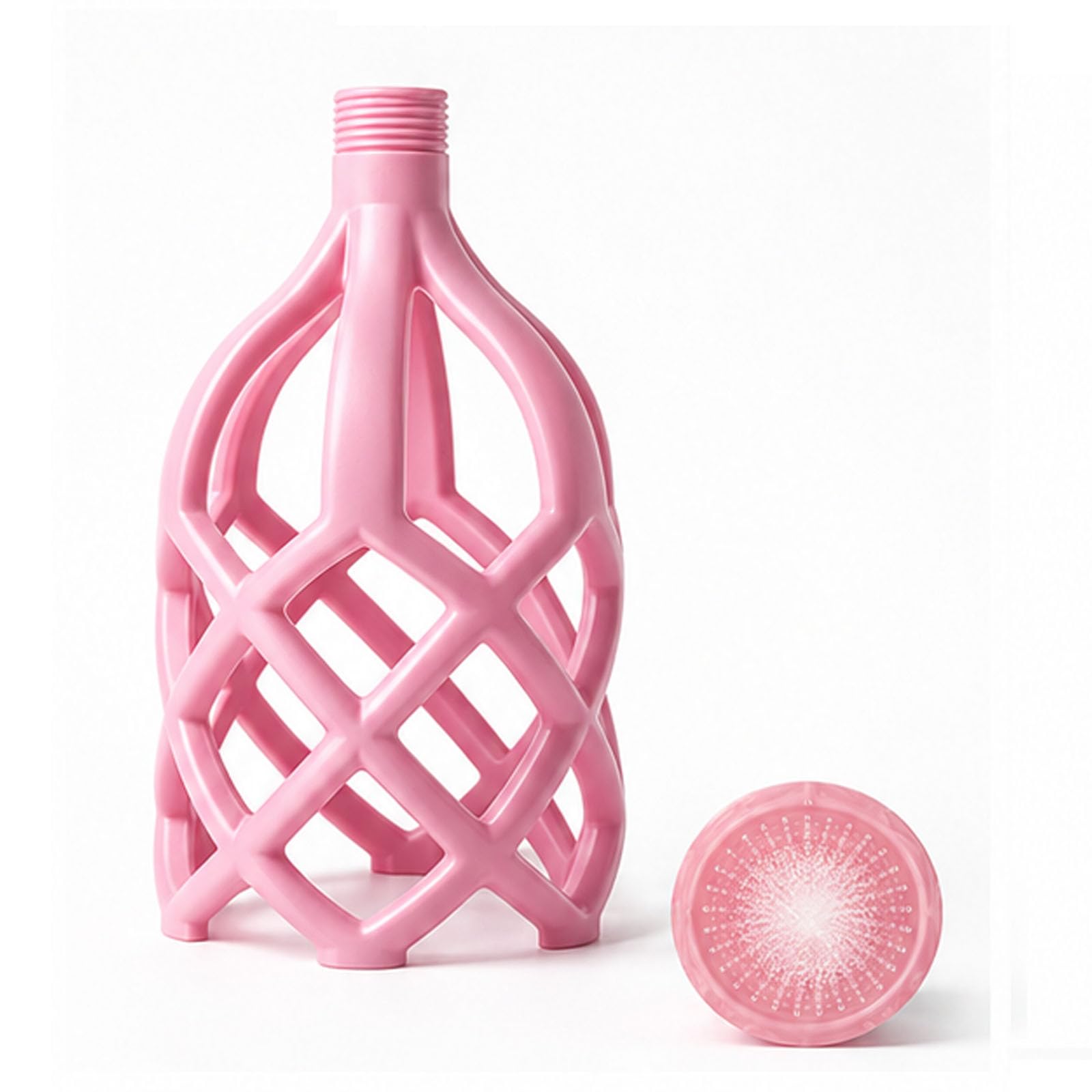 New Upgraded Men's Shower Head, Cleaning Shower Head for Men, High Pressure, Handheld Coarse Hole Design, Universal Showers Spray, Wear-Resistant & Easy to Install for Bathroom (Pink)