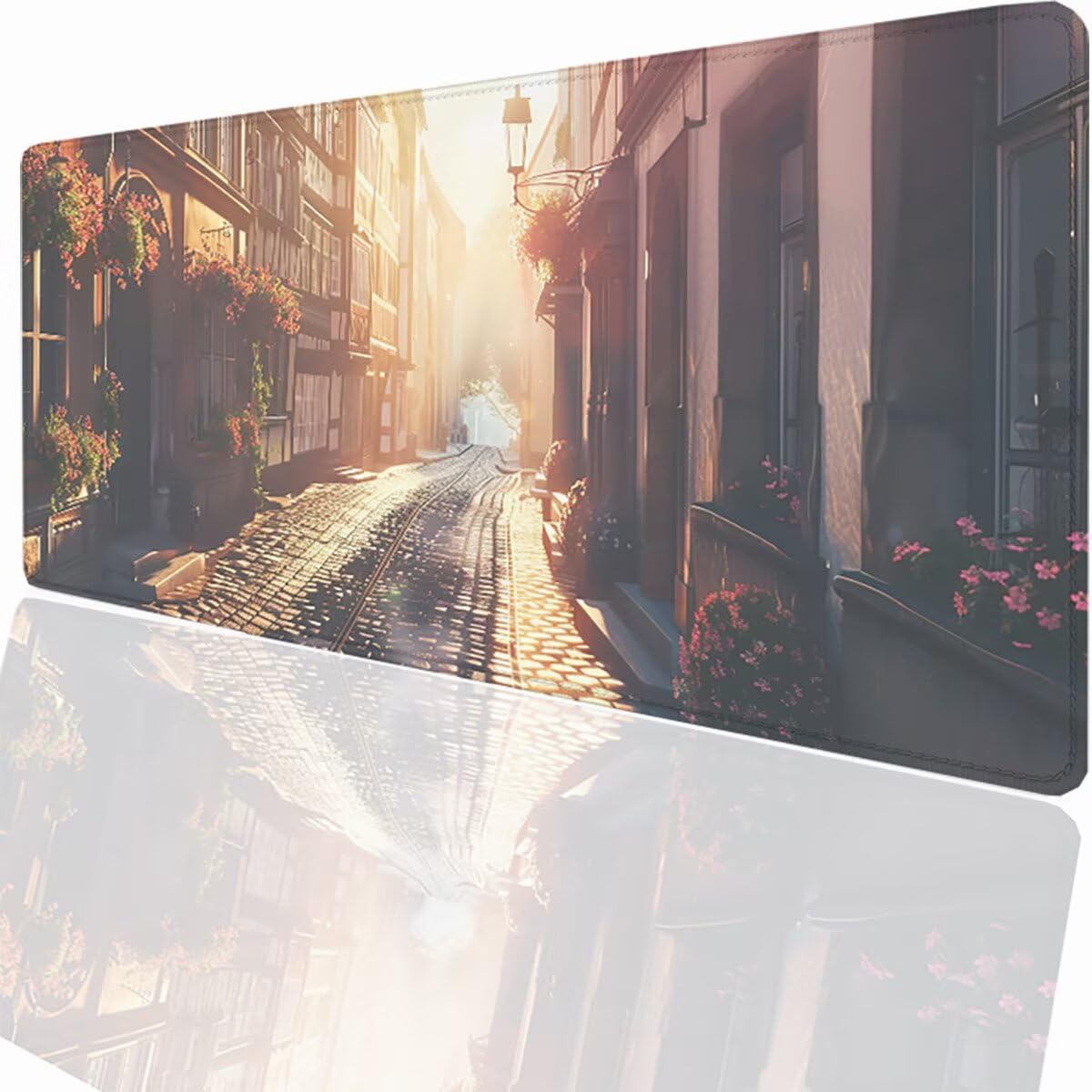Tappetino per Mouse Gaming XXL 1200x600x3mm– Ufficio Mousepad Grande – Migliora la Velocità e la Precisione Tenuta Stabile Sottomano per Ufficio e Casa Accessori Scrivania Paesaggio PjY16917 N-U