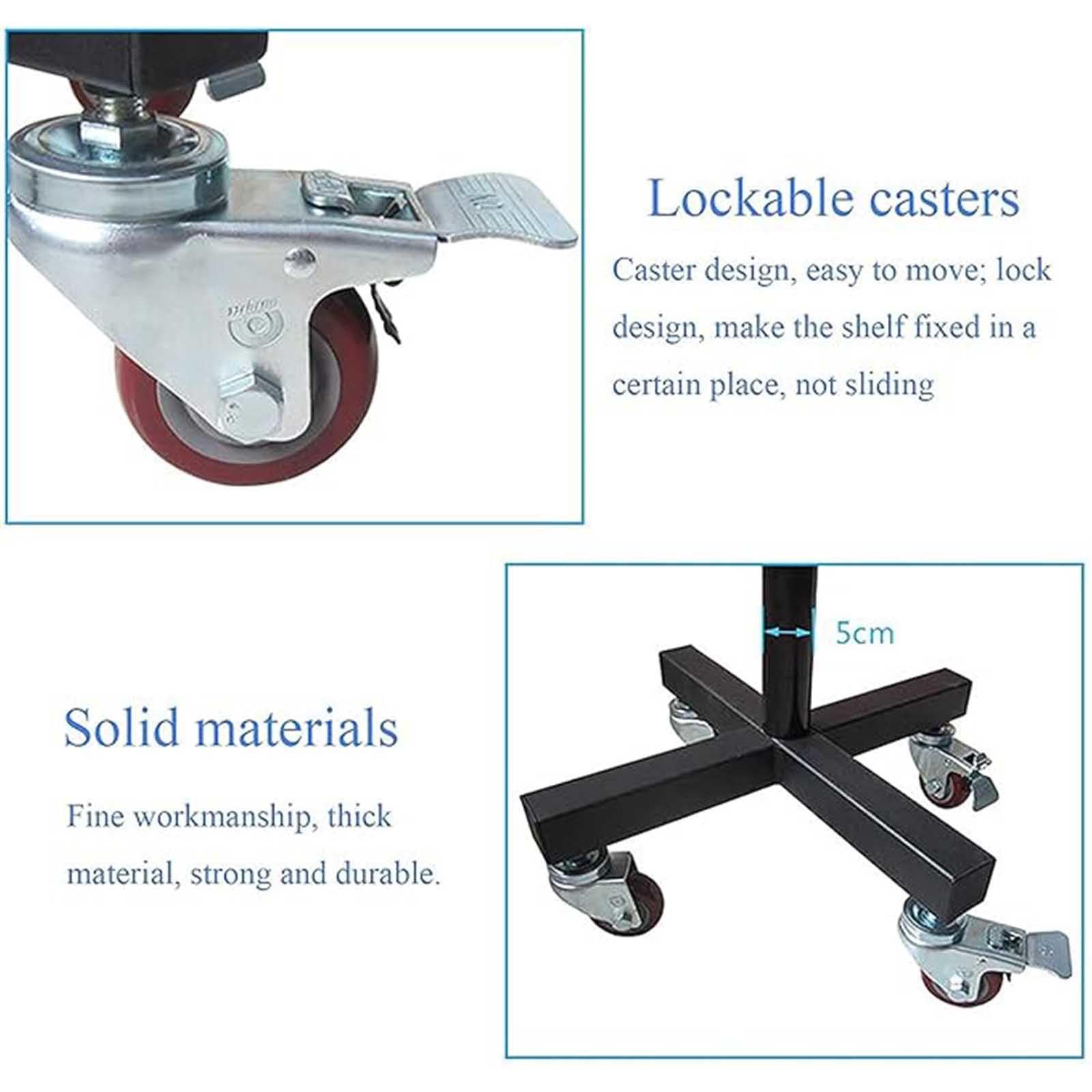 Estante para Placas de Barra con polea, árbol de Almacenamiento de Barra olímpica de Alta Resistencia para Placa de 5 cm/2 Pulgadas, Soporte de Peso olímpico Que Ahorra Espacio