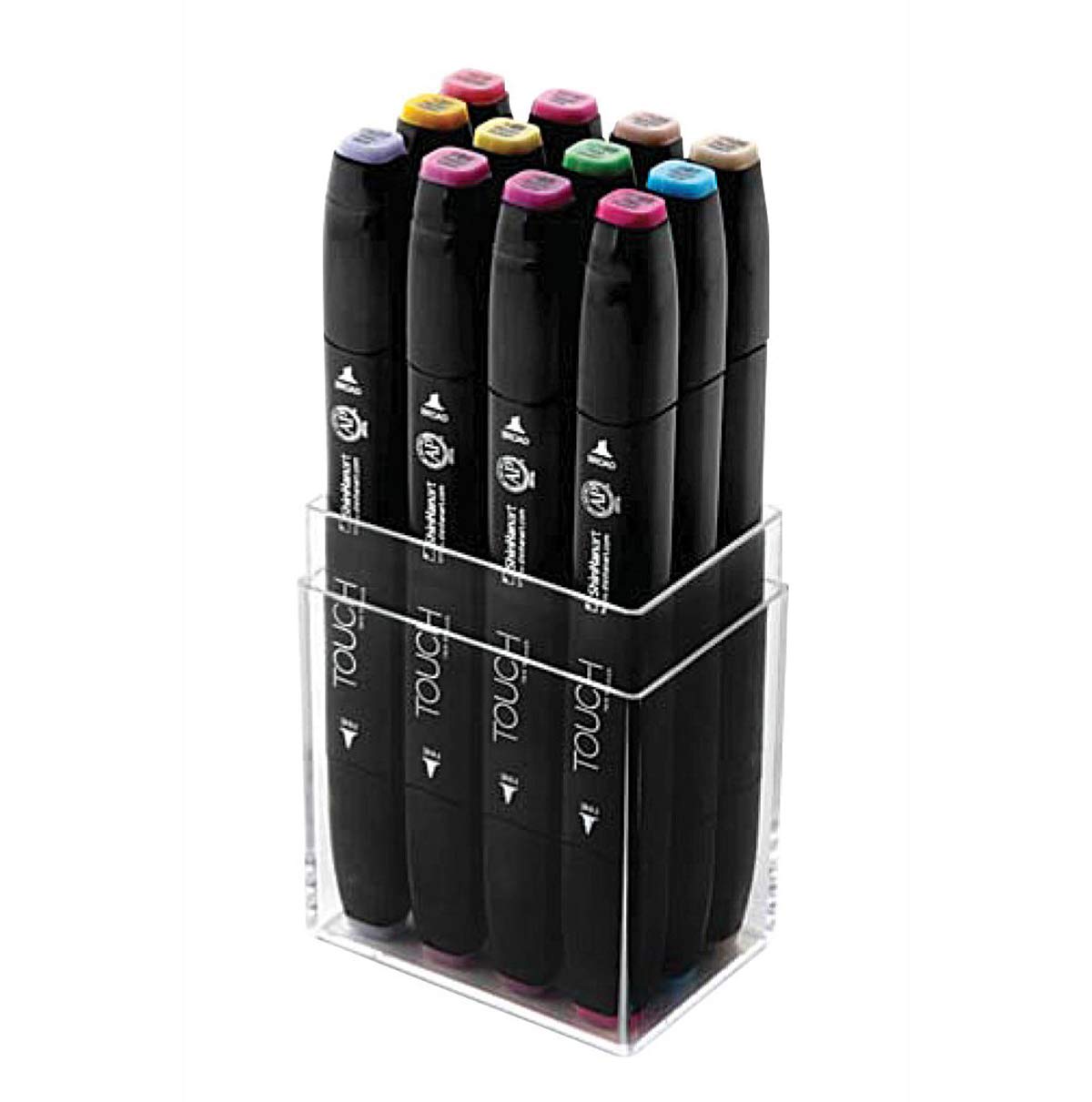 ShinHanart Touch Twin Marker Pastel Colors 12er Set Grafikmarker Box Design