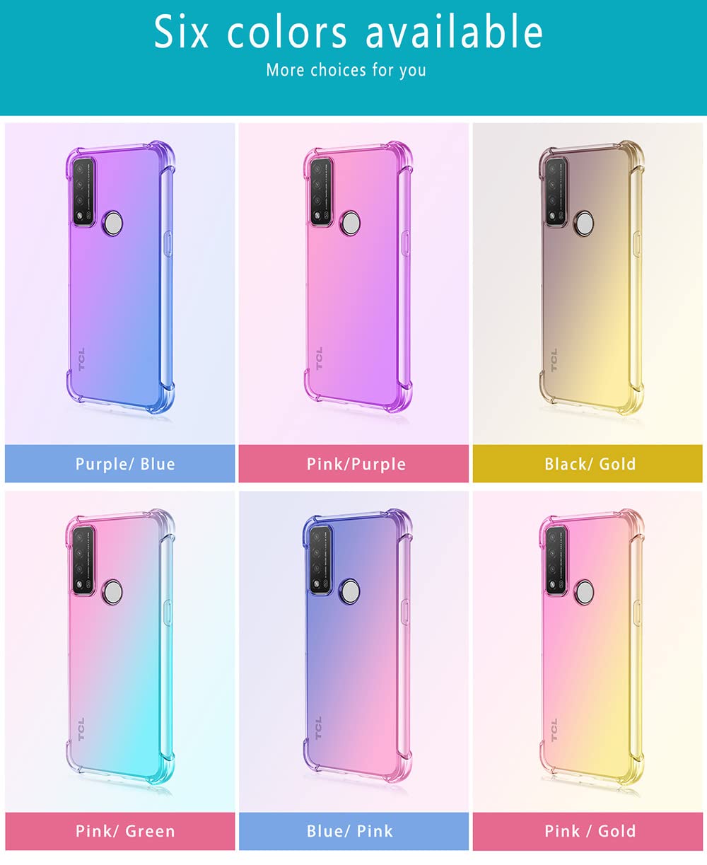 Custodia Per TCL 20R 5G HAOYE Con Motivo Fiore Del Sole | TPU Morbido Trasparente, Ultra Sottile, Antiurto, Stampa Resistente - 2