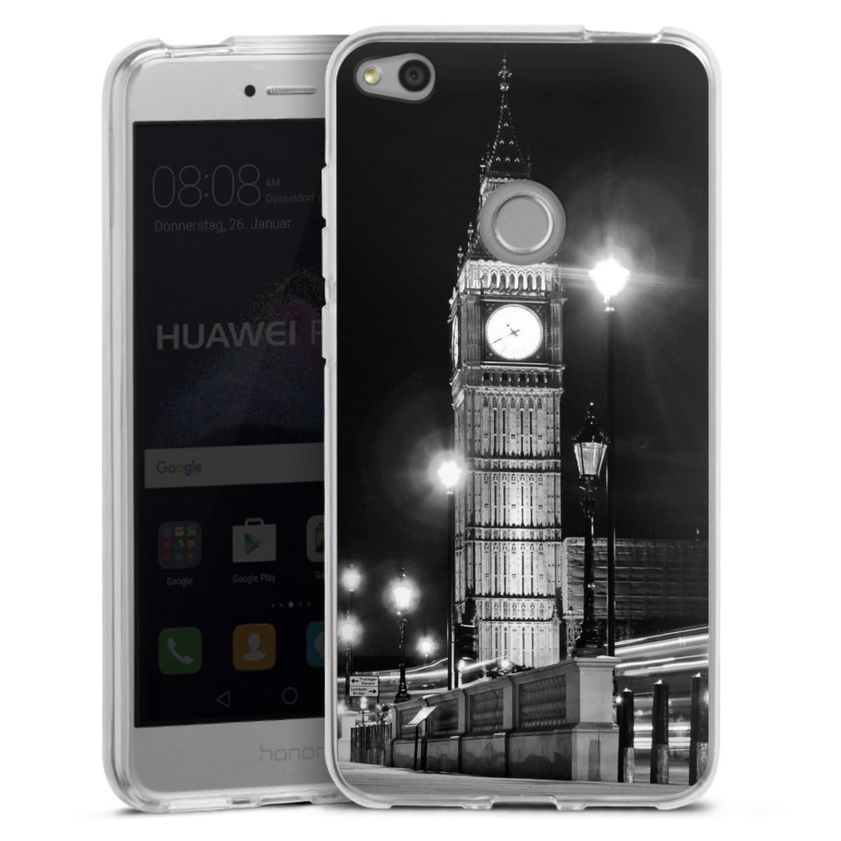 Custodia di silicone compatibile con Huawei P9 Lite (2017