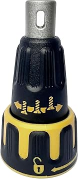 Dry rock drill accessories N435495 Nose Cone Assembly Compatible with Dewalt Drywall Screwgun DCF620B DCF620M2 DCF620D2-AR/B2/B3/BR Drywall Replacement Cone Assembly