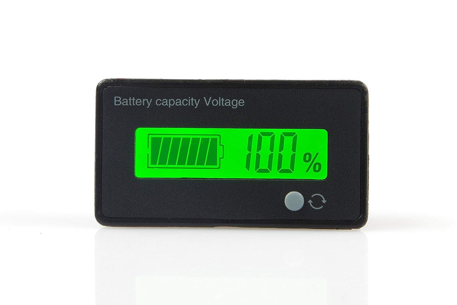 DollaTek Tester pojemno?ci baterii i miernik napi?cia z pod?wietleniem wy?wietlacza LCD, wodoodporny 12 V 24 V 36 V 48 V wska?nik akumulatora kwasowo-o?owiowego, woltomierz, monitor detektor